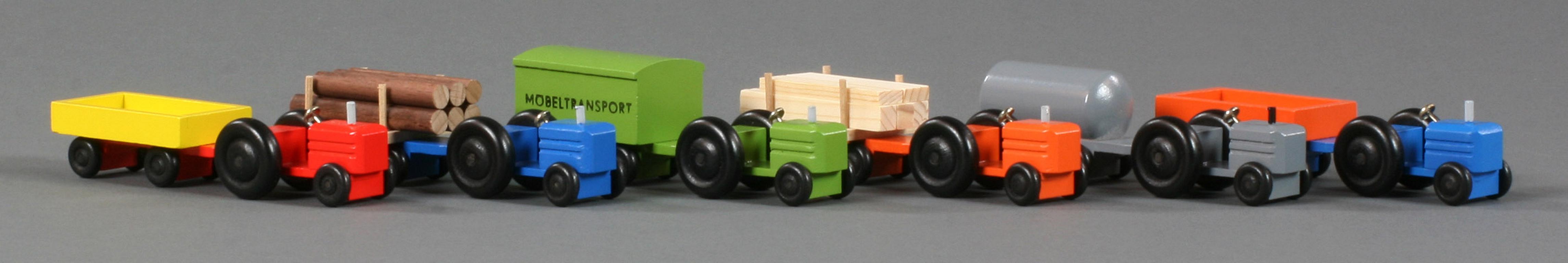 Mini-Traktor farbig sortiert (6)