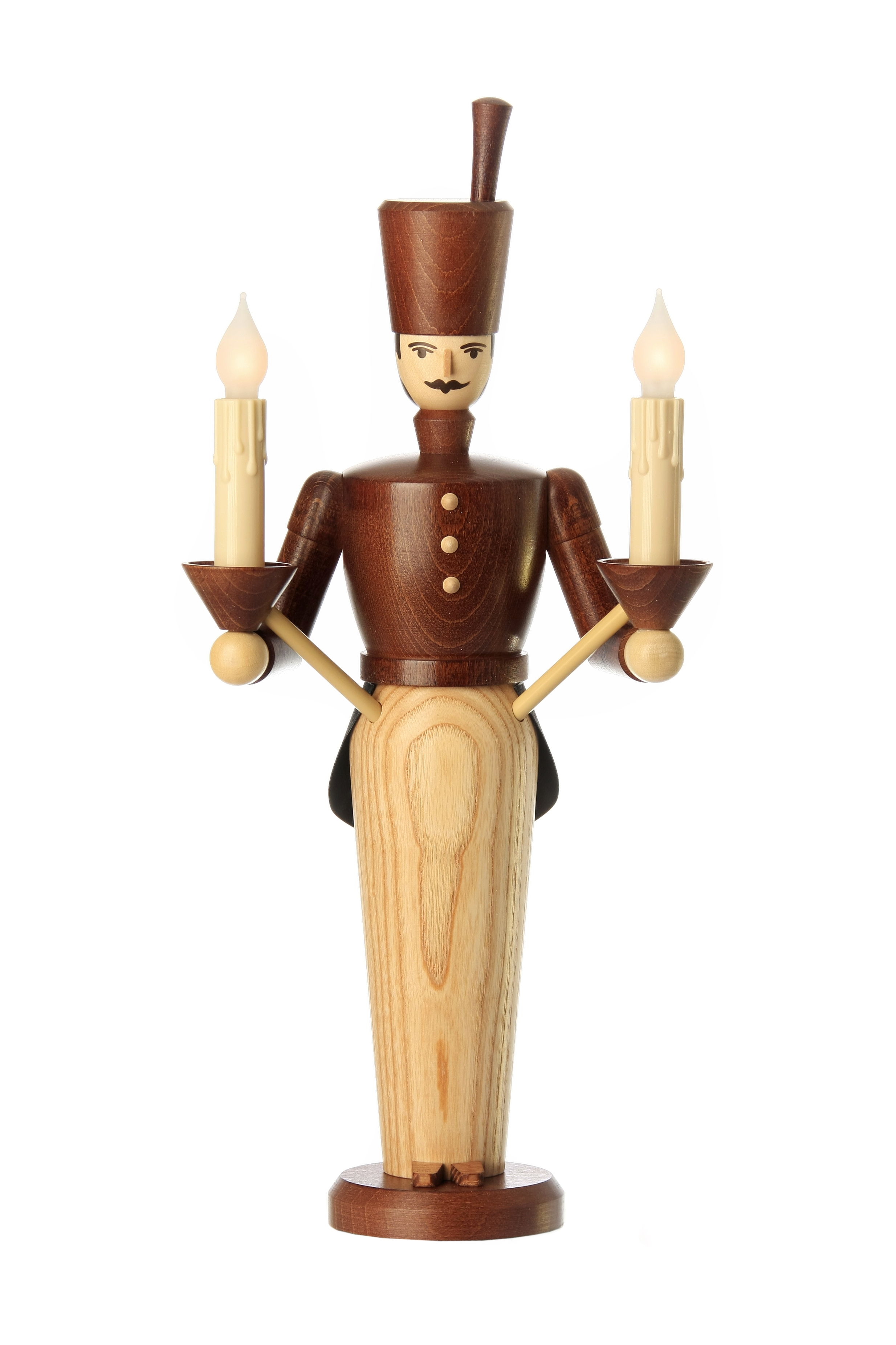 Lichterbergmann lasiert elektrisch beleuchtet 36cm Lichterbergmann lasiert elektrisch beleuchtet 36cm