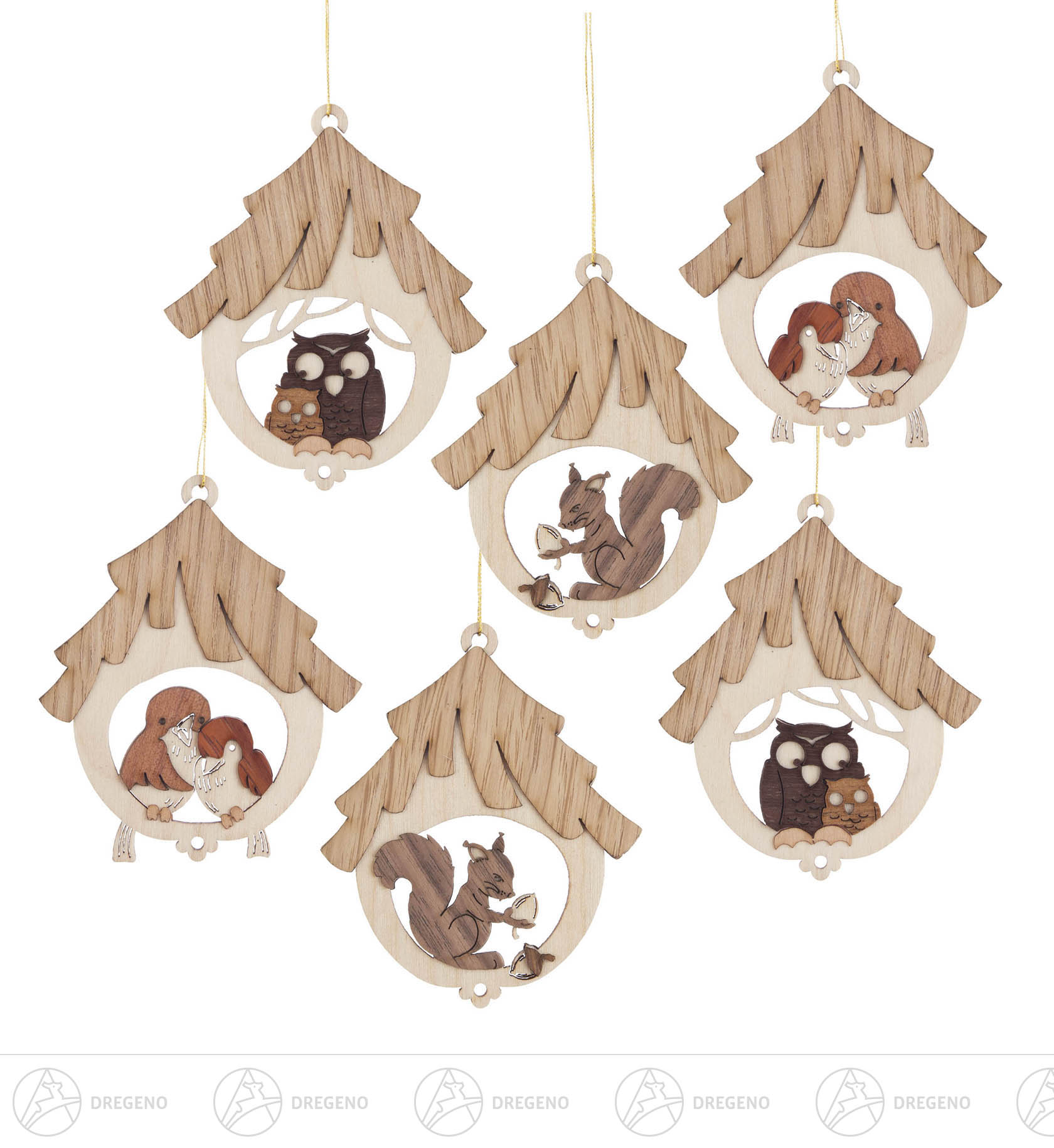 Behang Vogelhaus (6) 6cm