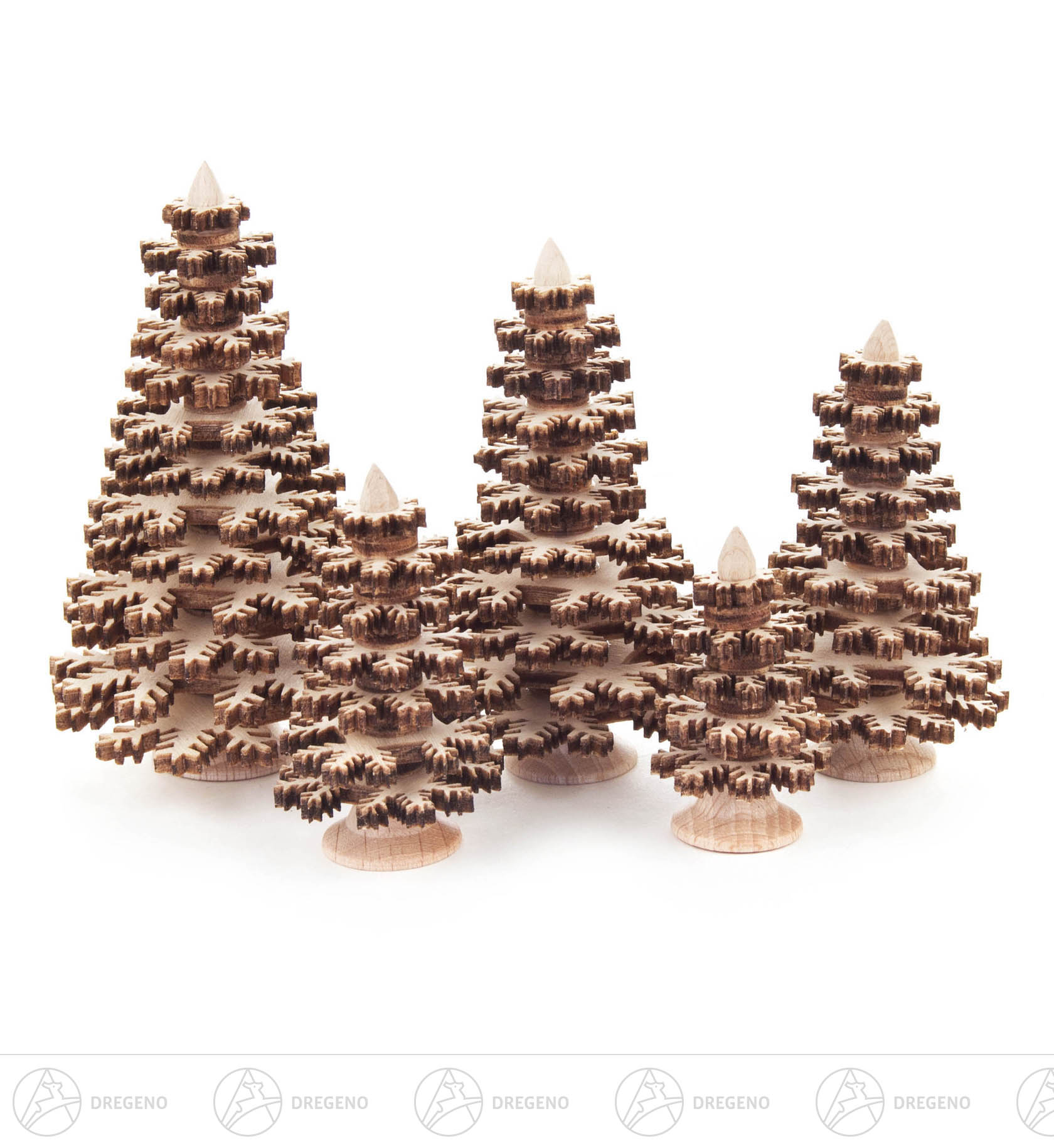 Nadelbäume natur, 4-8cm (5) Nadelbäume natur, 4-8cm (5)
