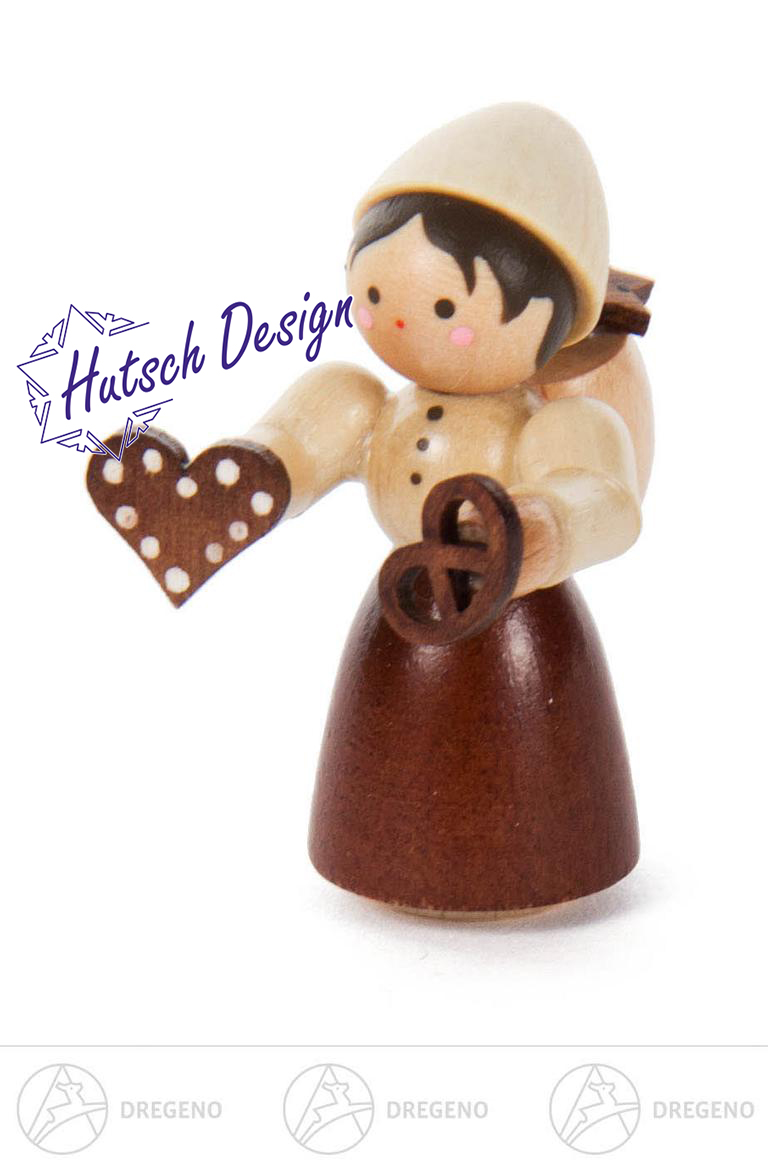 Mädchen mit Pfefferkuchen natur