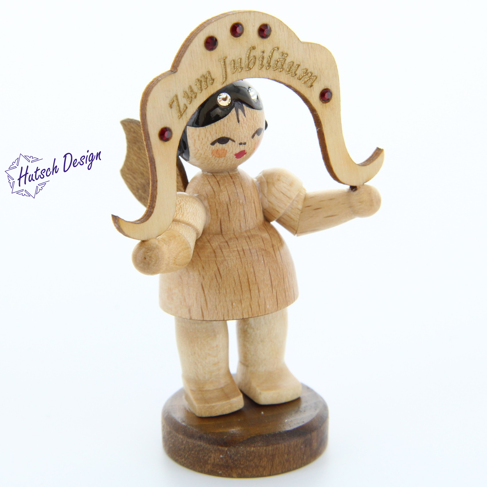 Engel stehend Zum Jubiläum, Sonderedition Swarovski, natur