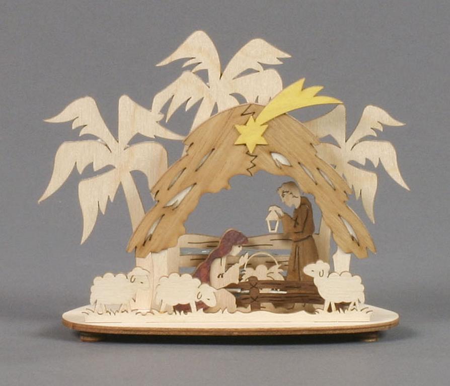 Teelichthalter Christi Geburt