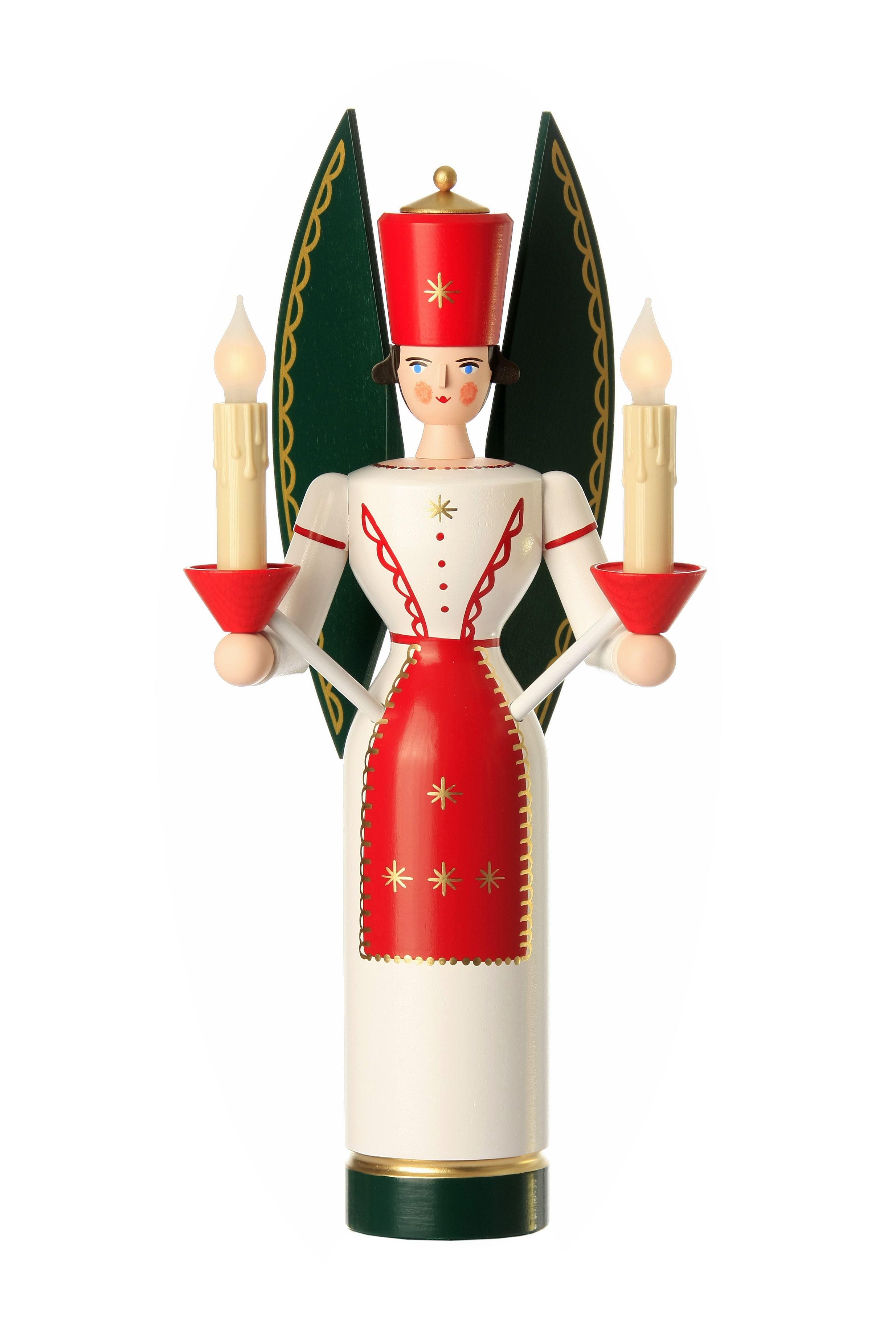 Lichterengel farbig elektrisch beleuchtet 36cm