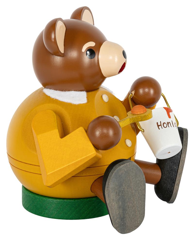 Rauchfigur Bär sitzend 13cm