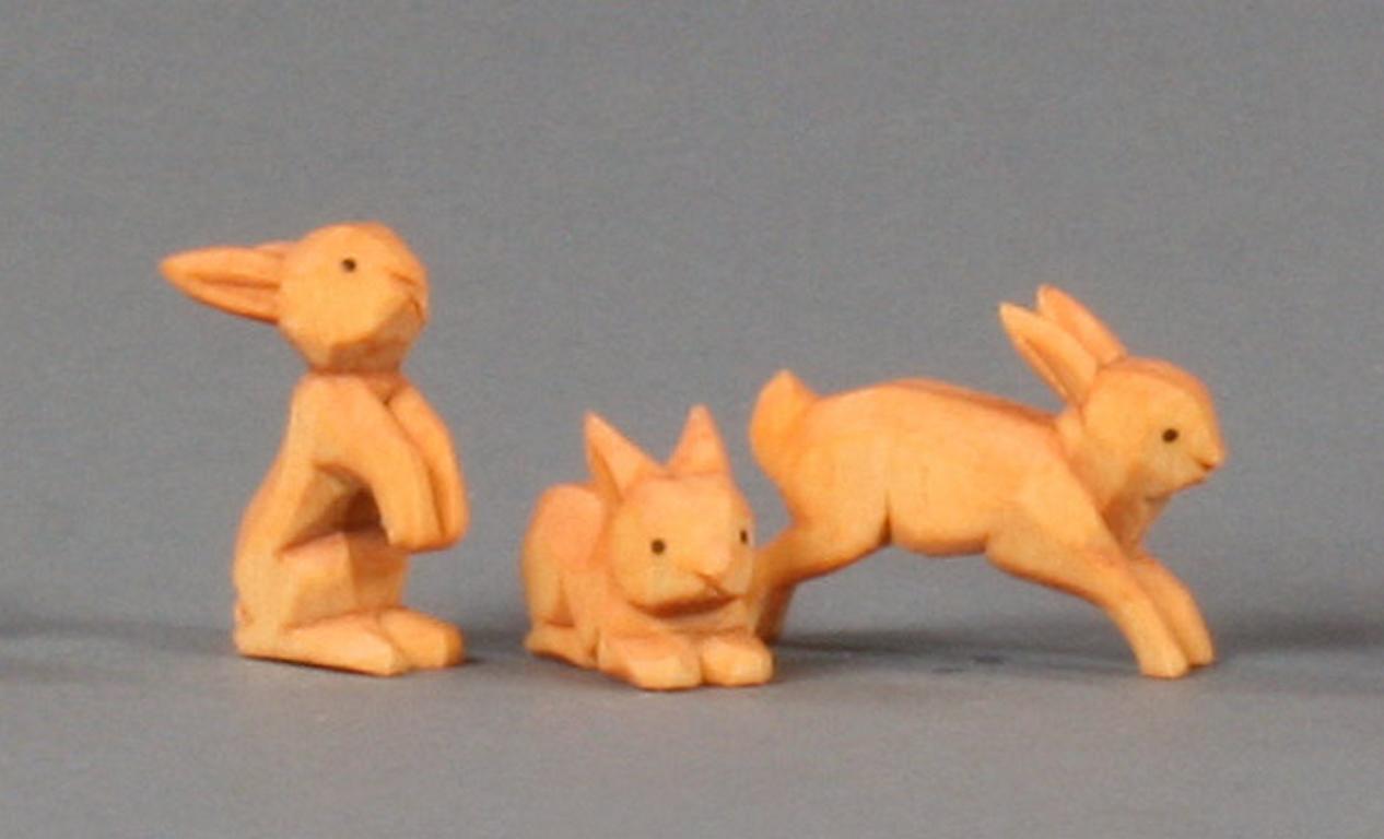 Hasen geschnitzt (3)