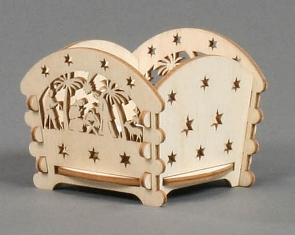 Teelichthalter Christi Geburt