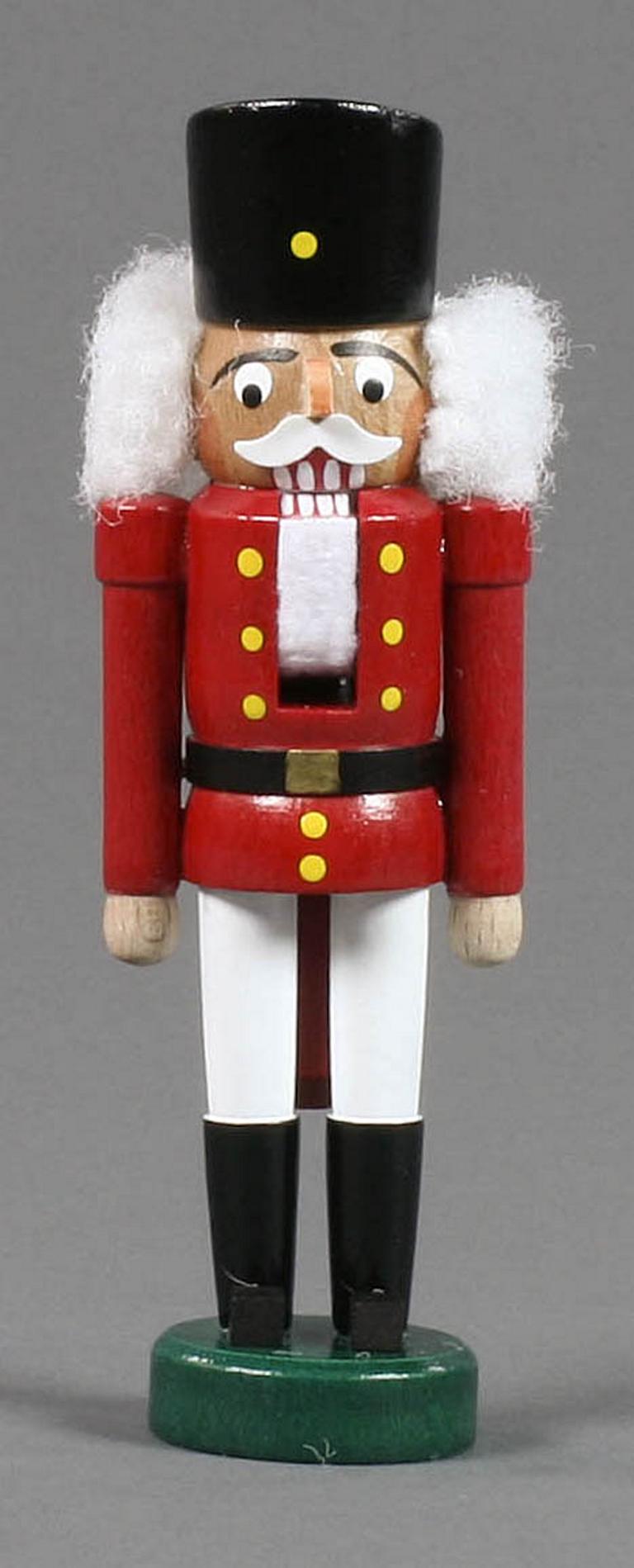 Nussknacker Husar rot-weiß, 13cm