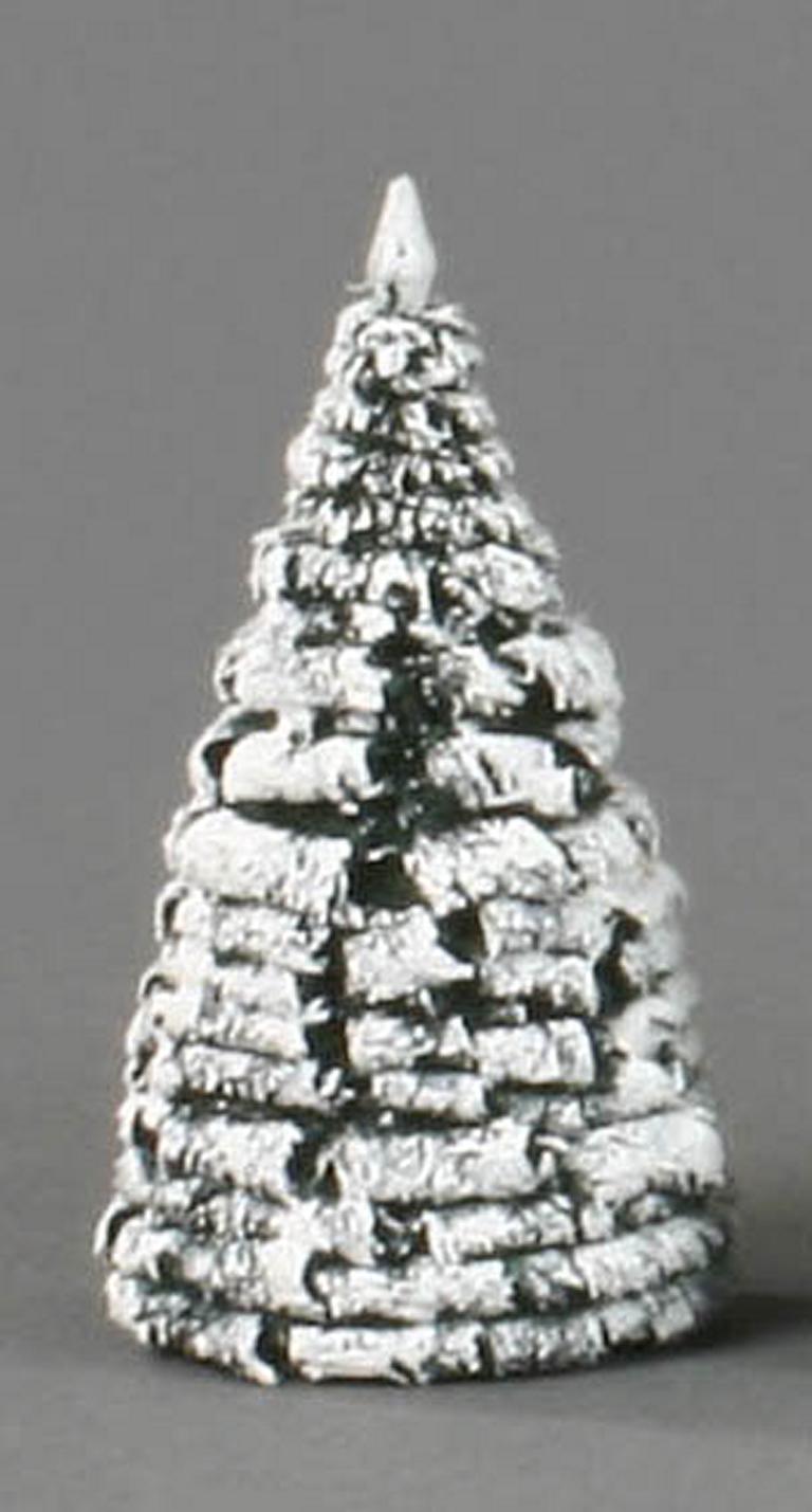 Rauhreifbaum grün/weiß 6 cm (3)