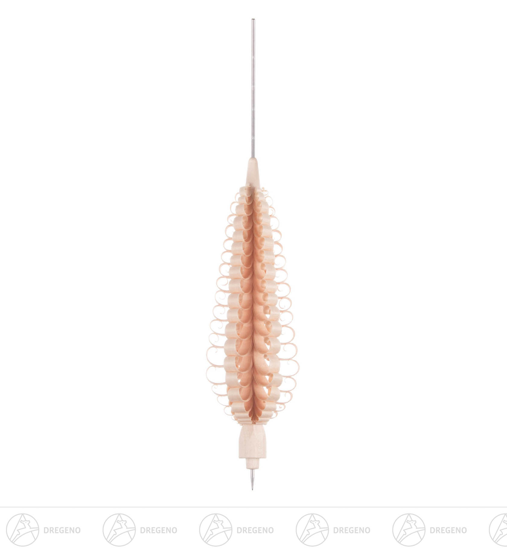 Spanbaum 16cm mit Bohrung und Pyramidennadel Spanbaum 16cm mit Bohrung und Pyramidennadel