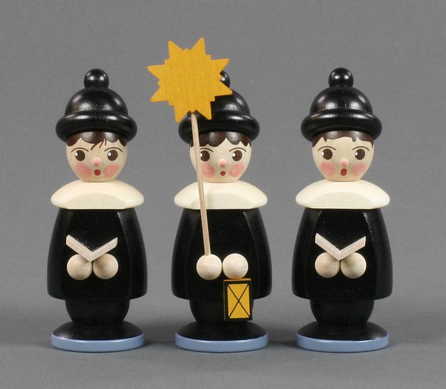 Kurrendefiguren schwarz, 11cm (3) Kurrendefiguren schwarz, 11cm (3)