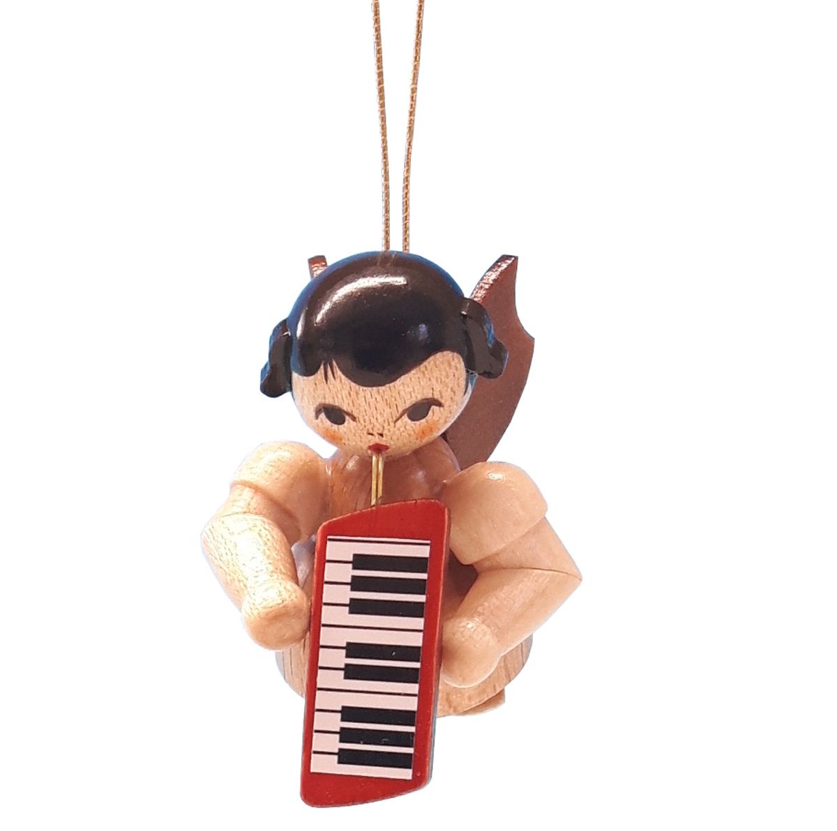 Schwebeengel mit Melodica, natur