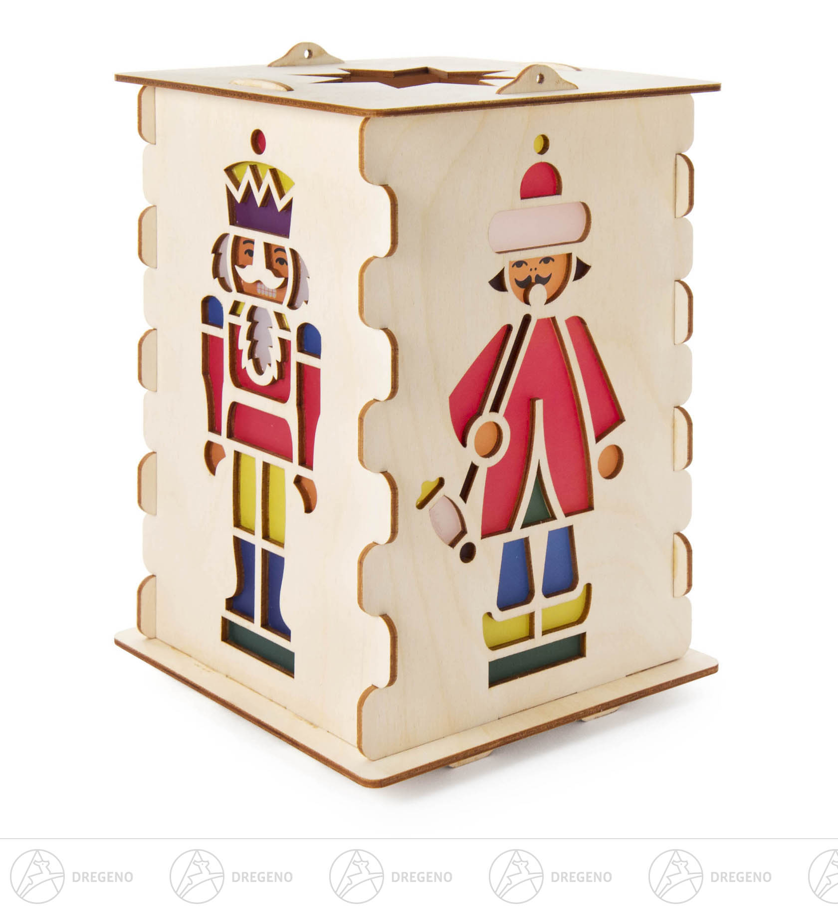 Bastelset Tischlaterne 20x13cm Bastelset Tischlaterne 20x13cm