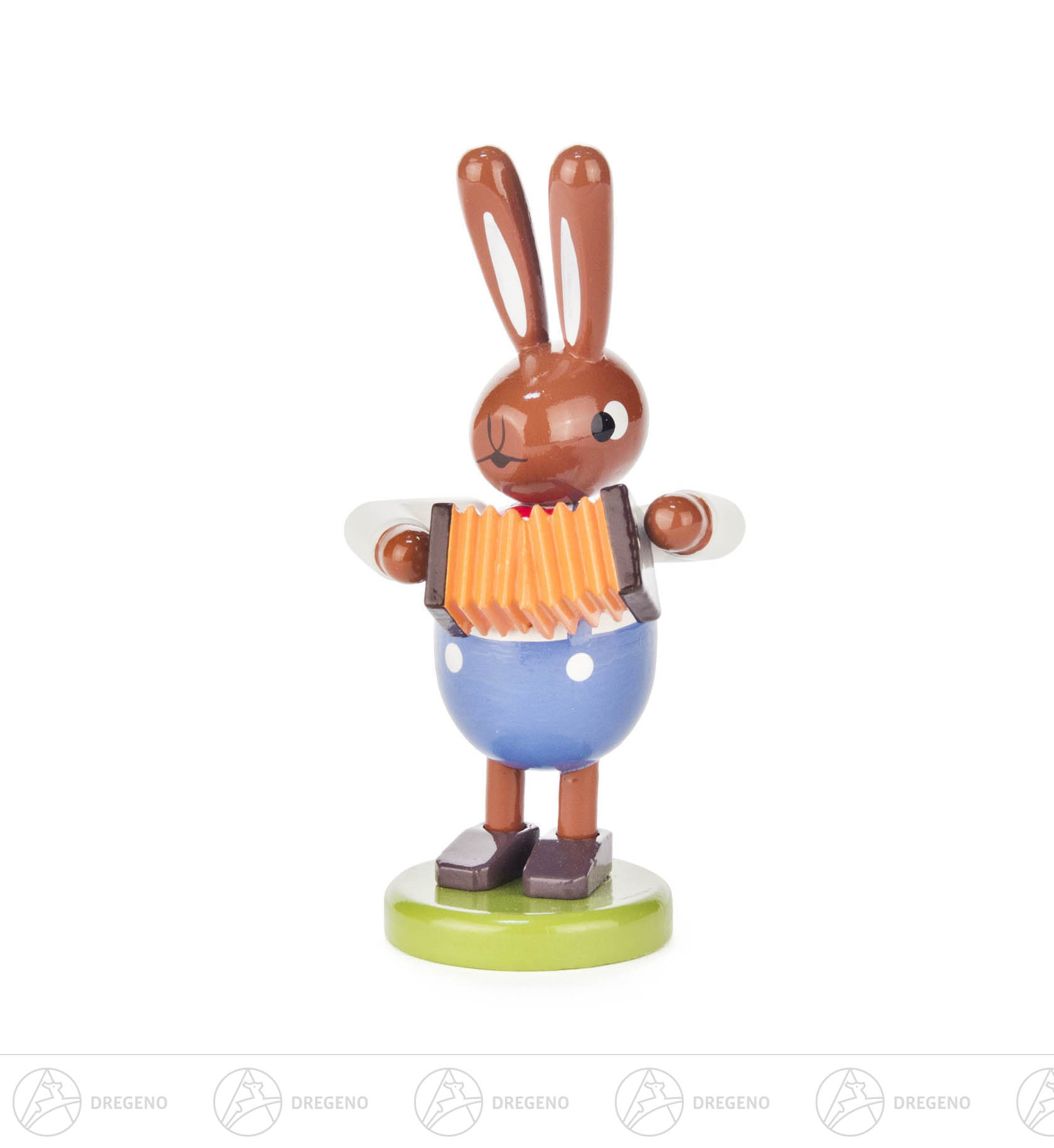 Hase mit Ziehharmonika klein 8,5cm