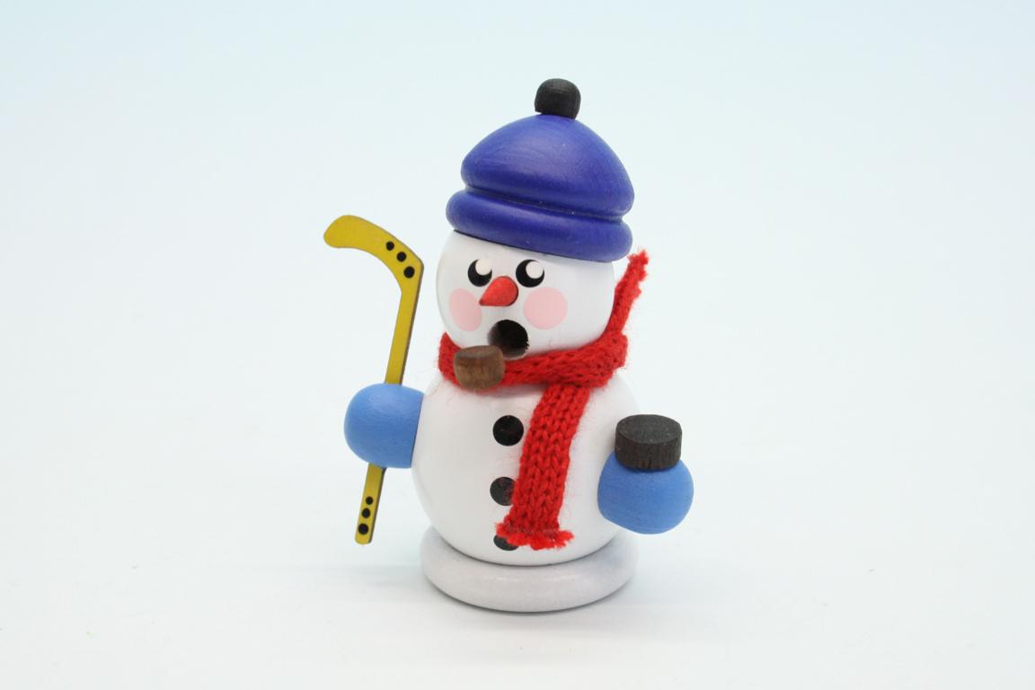 SM Hockeyspieler mit Mütze weiß 8cm