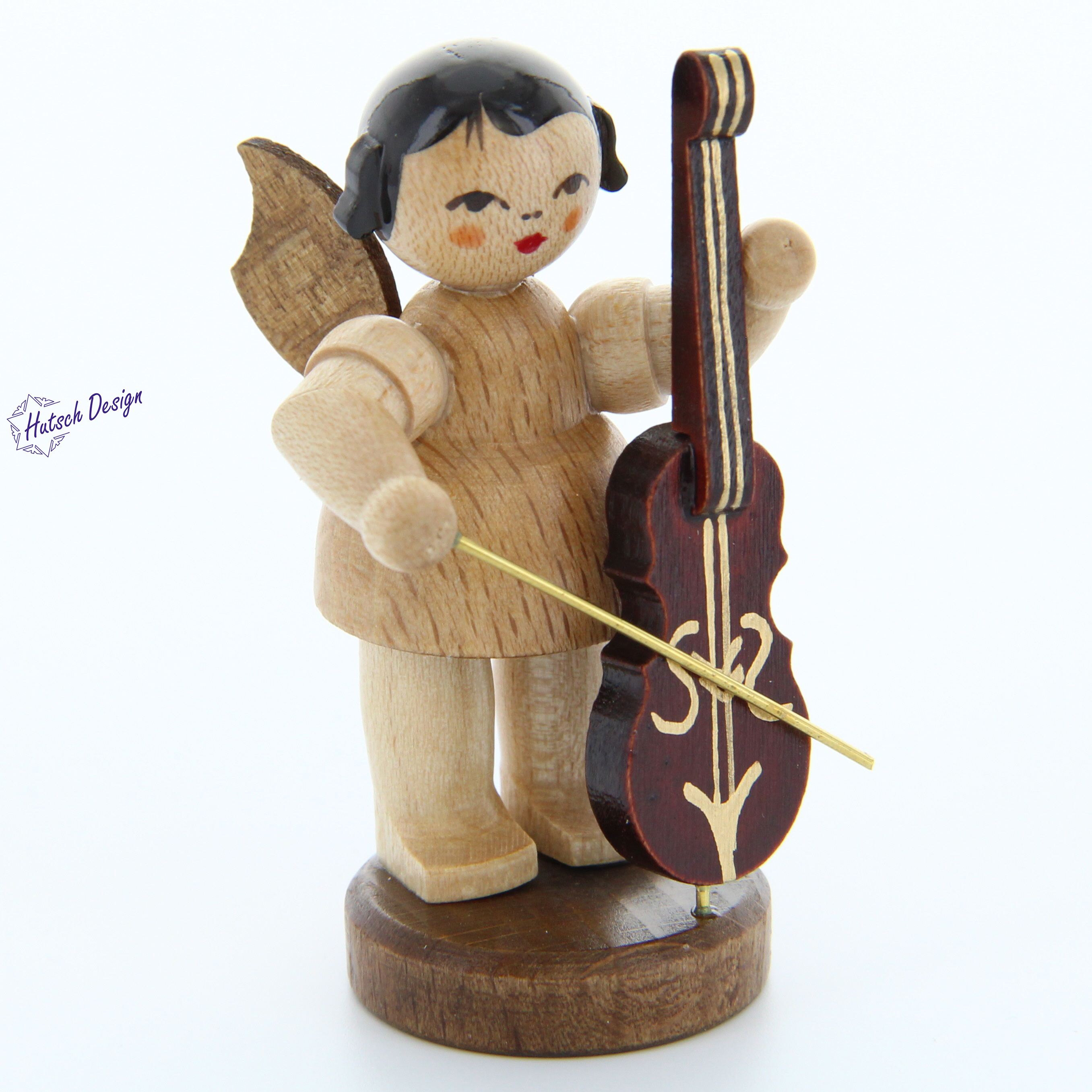 Engel stehend mit Cello, natur