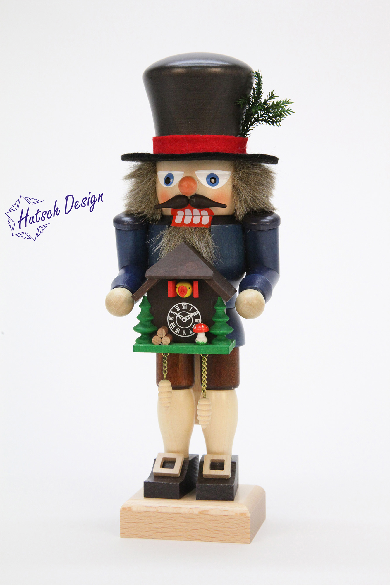 Nussknacker Schwarzwälder mit Kuckucksuhr  27,0 cm