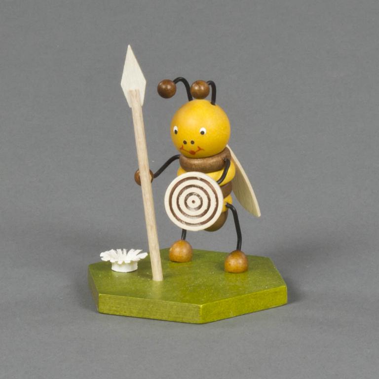 Bienenwächter mit Schild und Speer