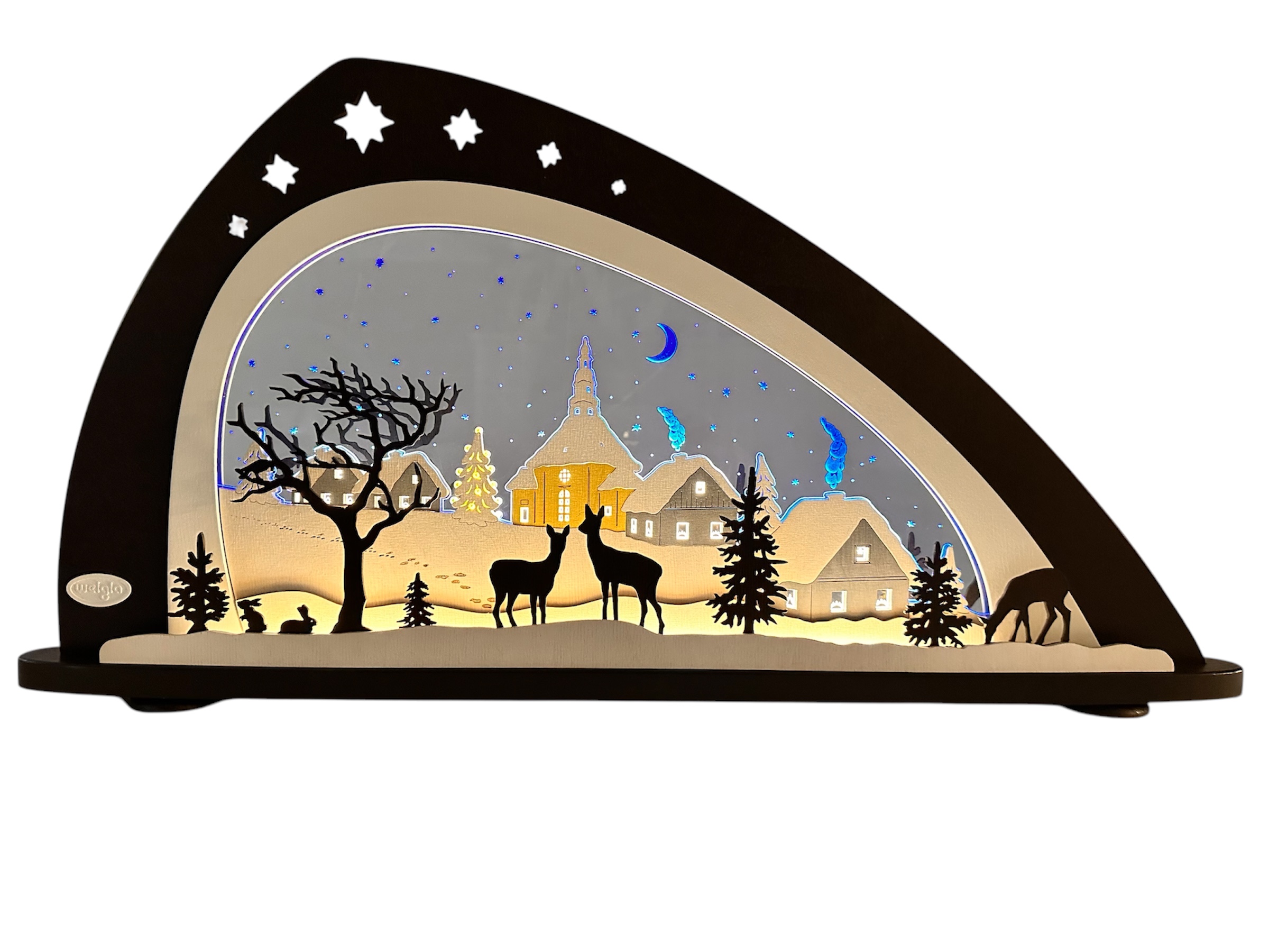 Schwibbogen LED Stille Nacht 60c33x6cm Schwibbogen LED Stille Nacht 60c33x6cm