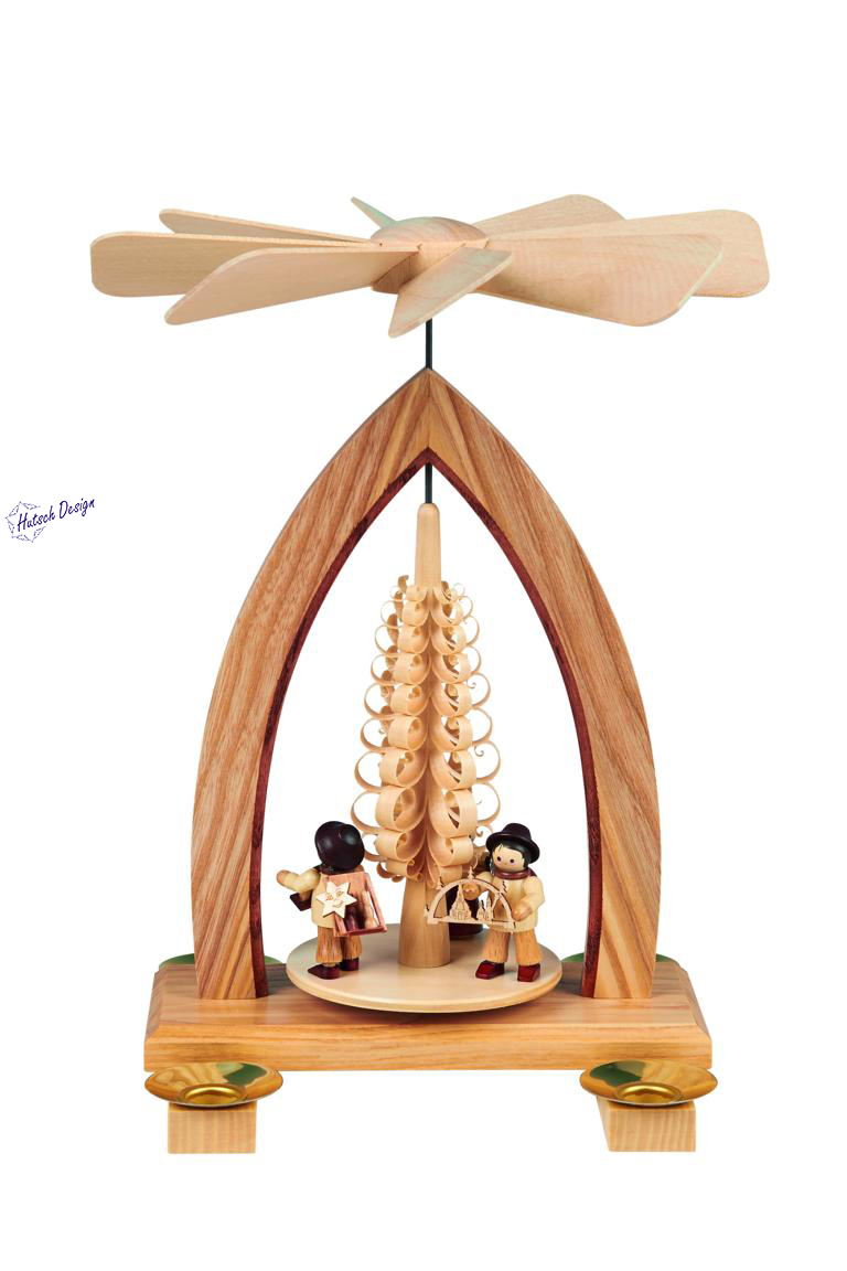 Pyramide mit Handelsleute 26cm