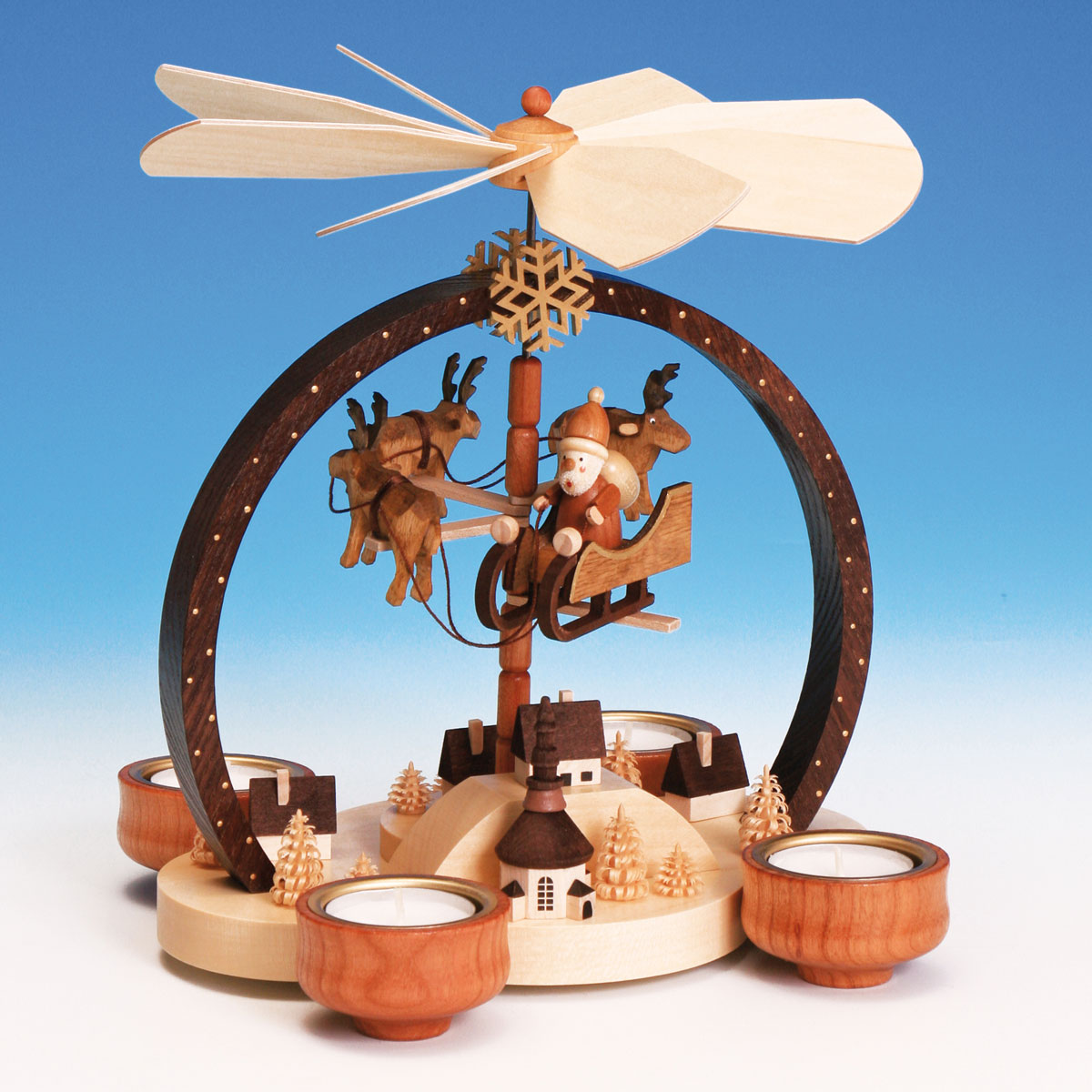 Pyramide Weihnachtszauber natur 20x 15 x24cm Pyramide Weihnachtszauber natur 20x 15 x24cm