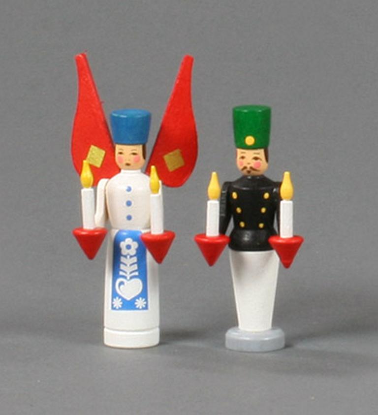 Miniatur Engel und Bergmann