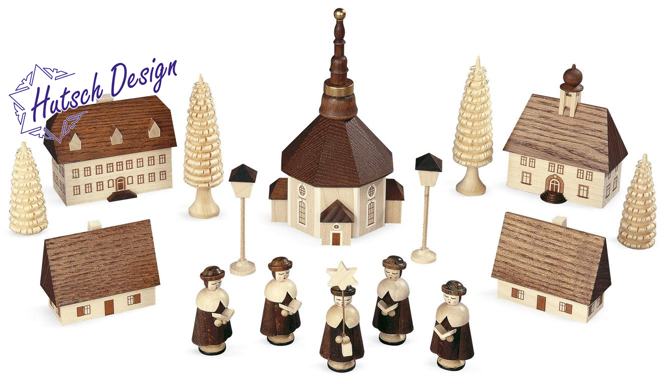 Seiffener Dorf mit Kurrende natur