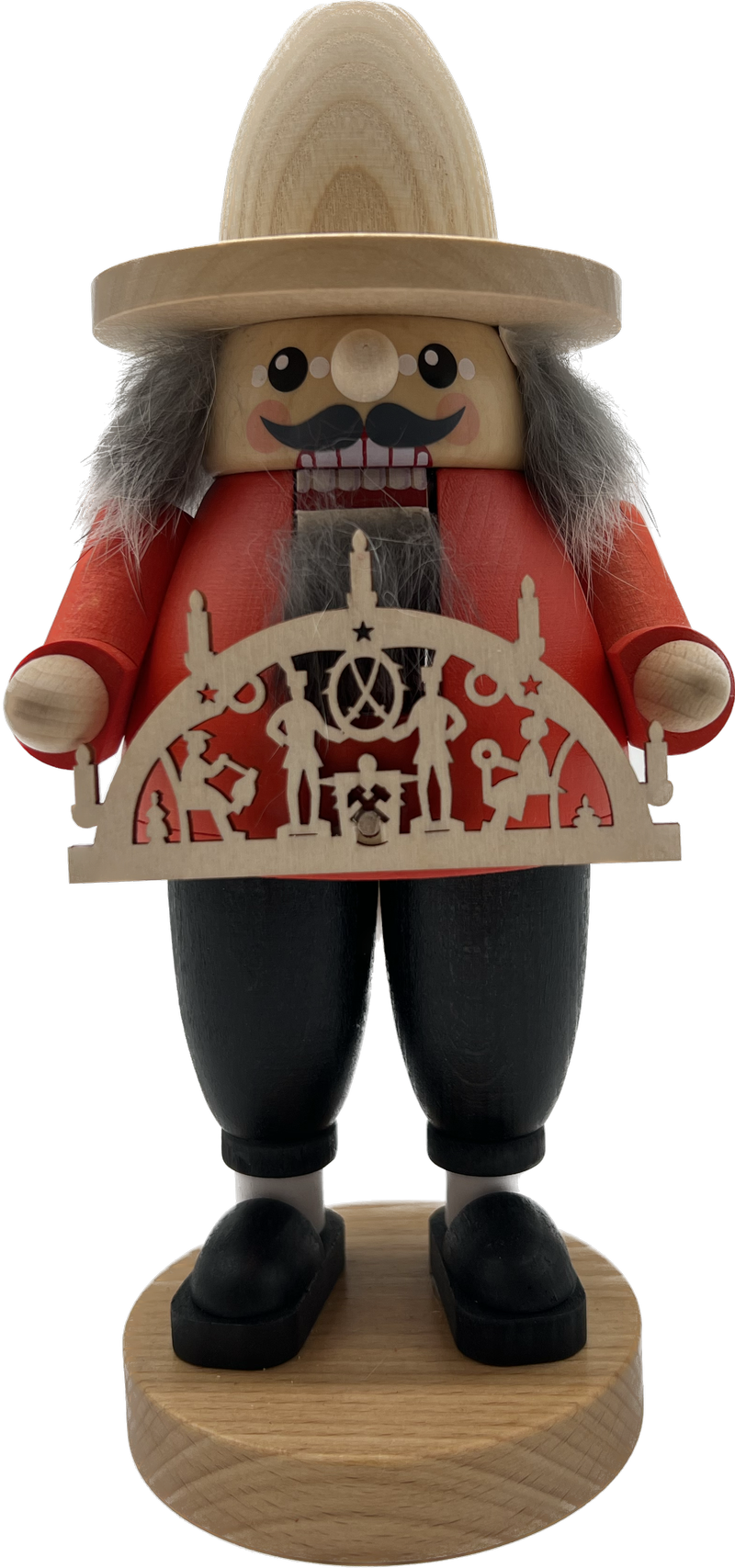 Nussknacker mit Schwibbogen 21cm