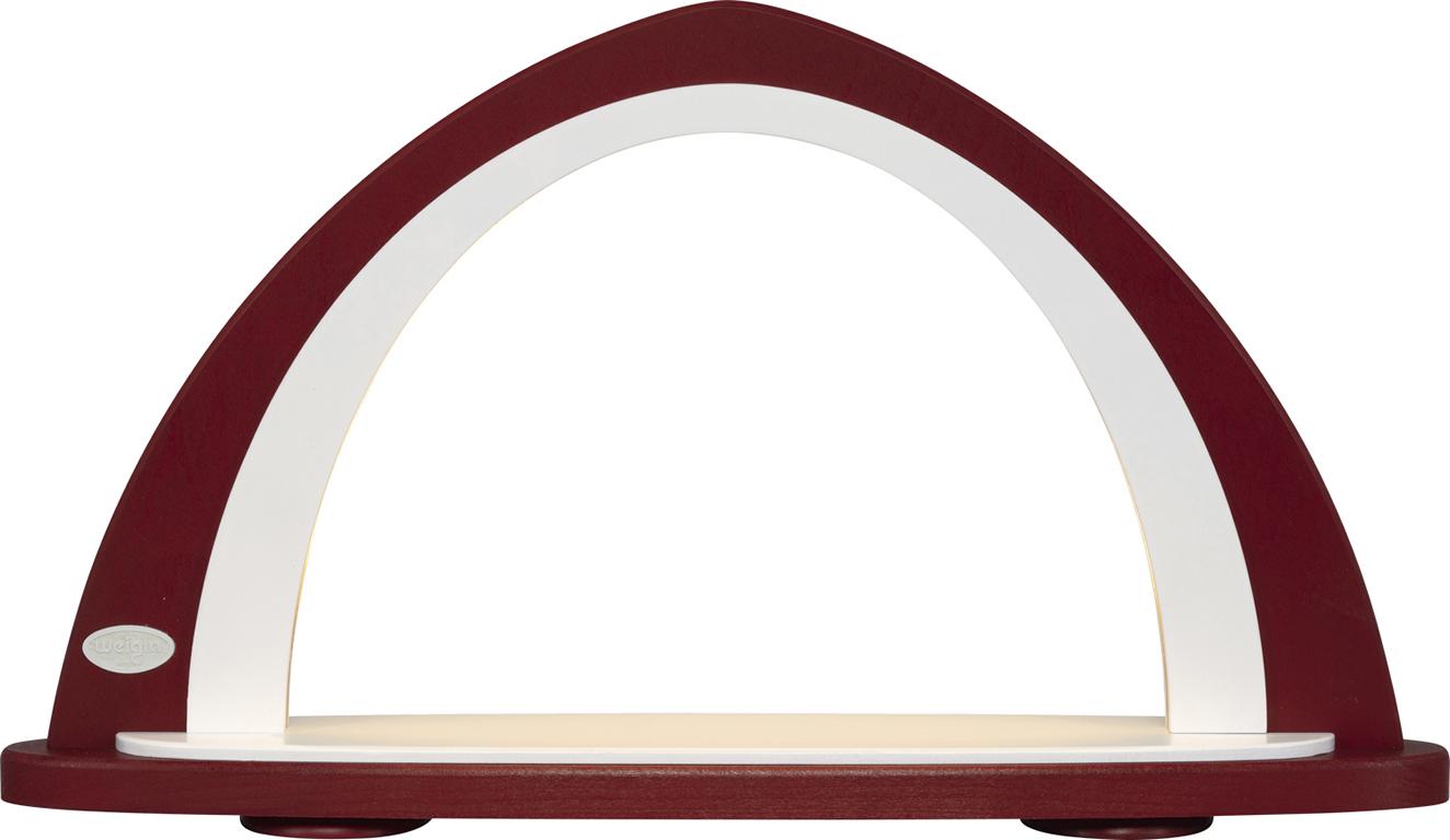 Leerbogen LED bordeaux/weiß  52,0 x 29,7 x 9,0 cm