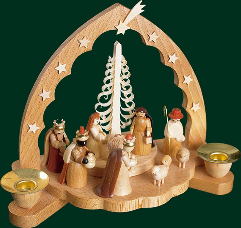 Kerzenhalter Christi Geburt 17 cm Kerzenhalter Christi Geburt 17 cm