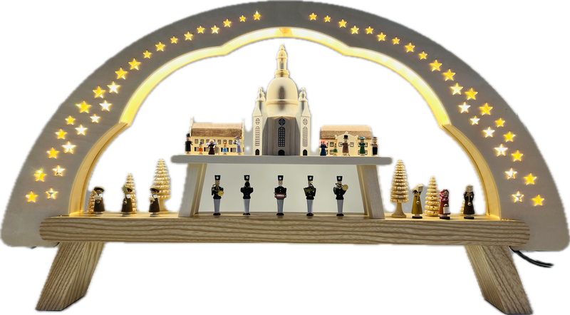 LED-Lichterbogen Dresdner Frauenkirche, elektrisch bel. 31cm