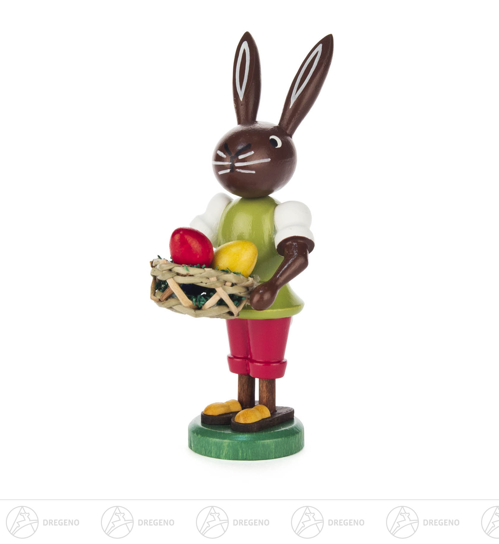 Hase mit Eierkorb 9cm