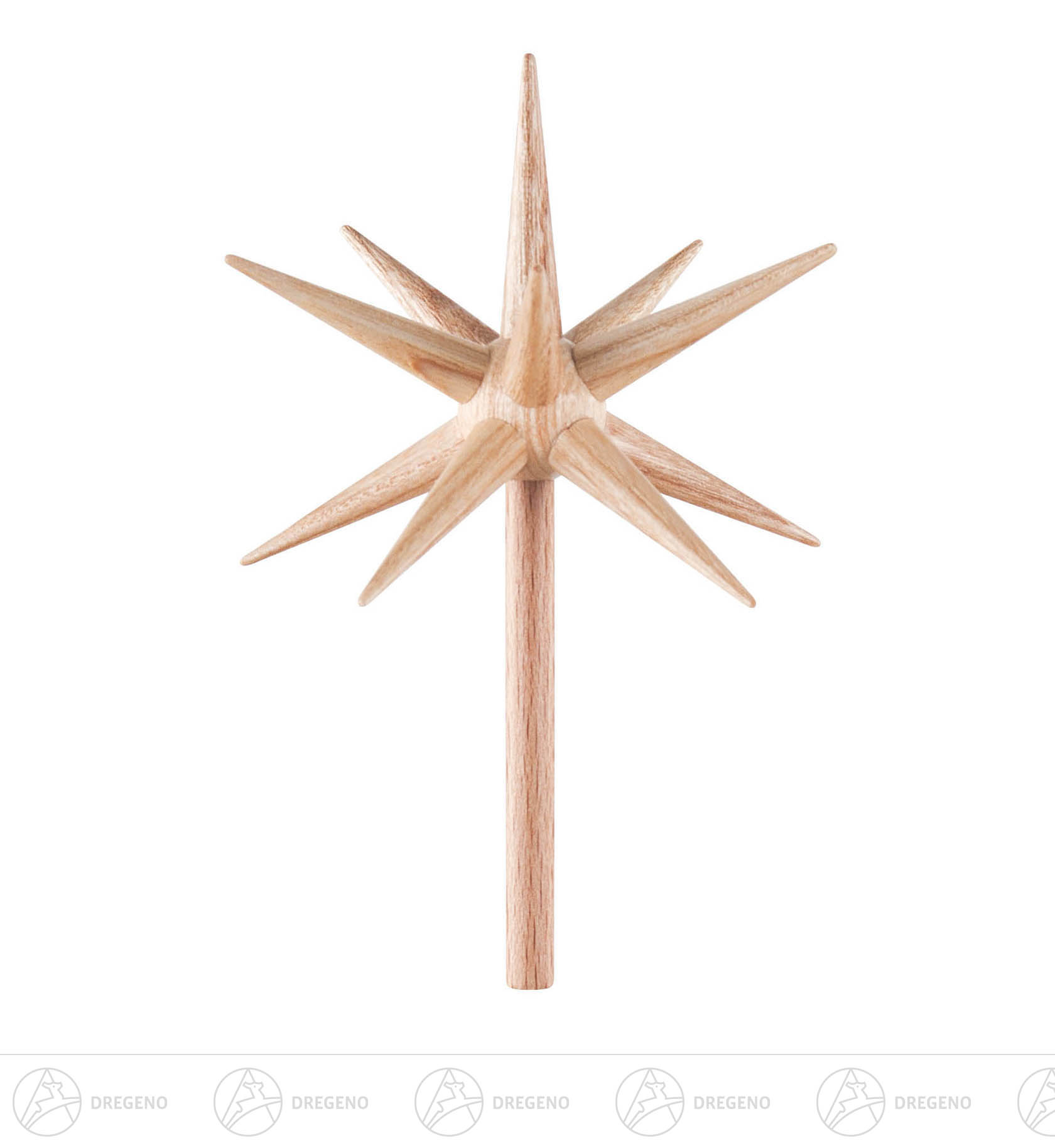 Stielstern natur zu 201/105N, 201/106N 8x11cm