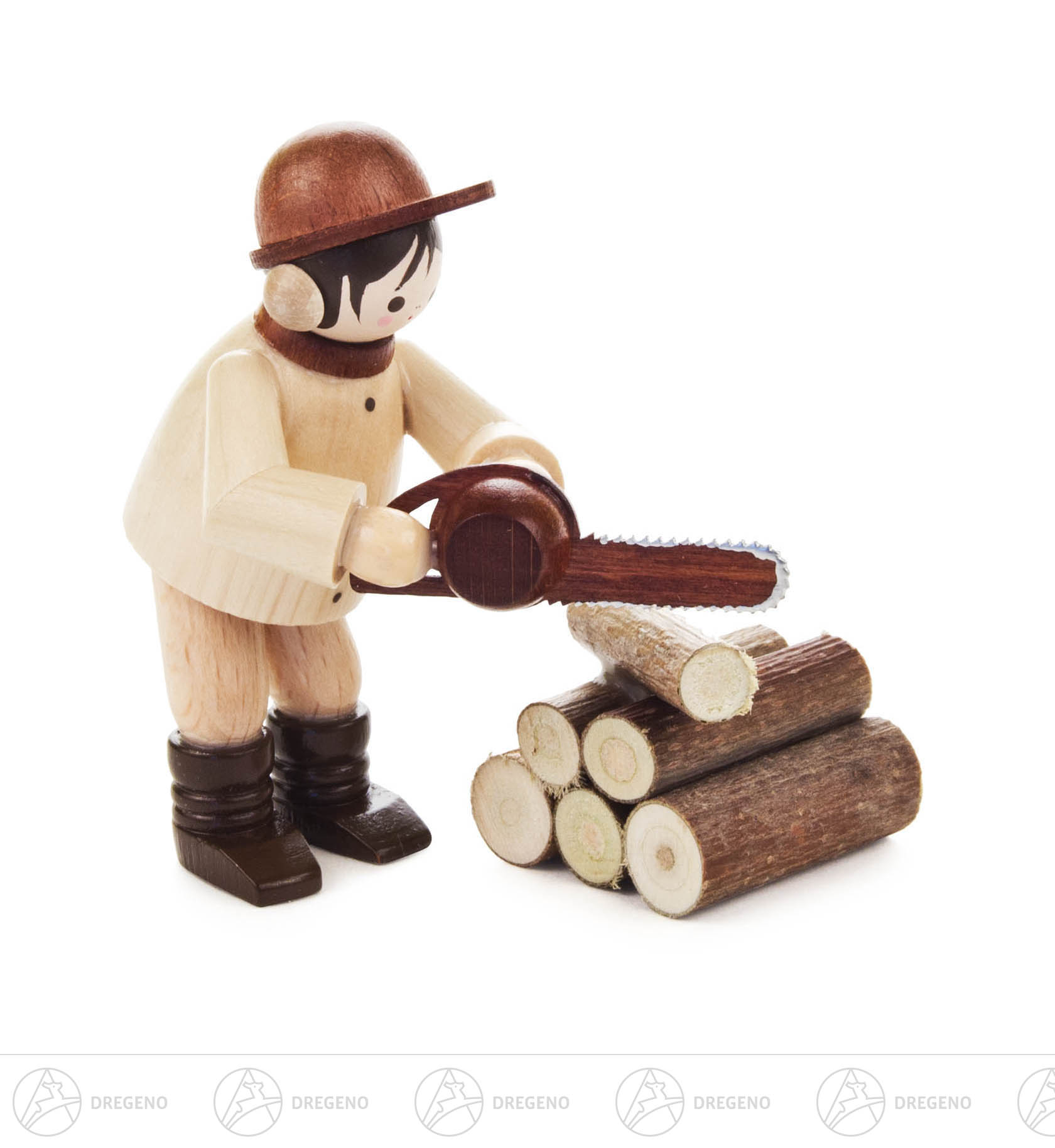 Kettensäger natur (2) 5,5cm