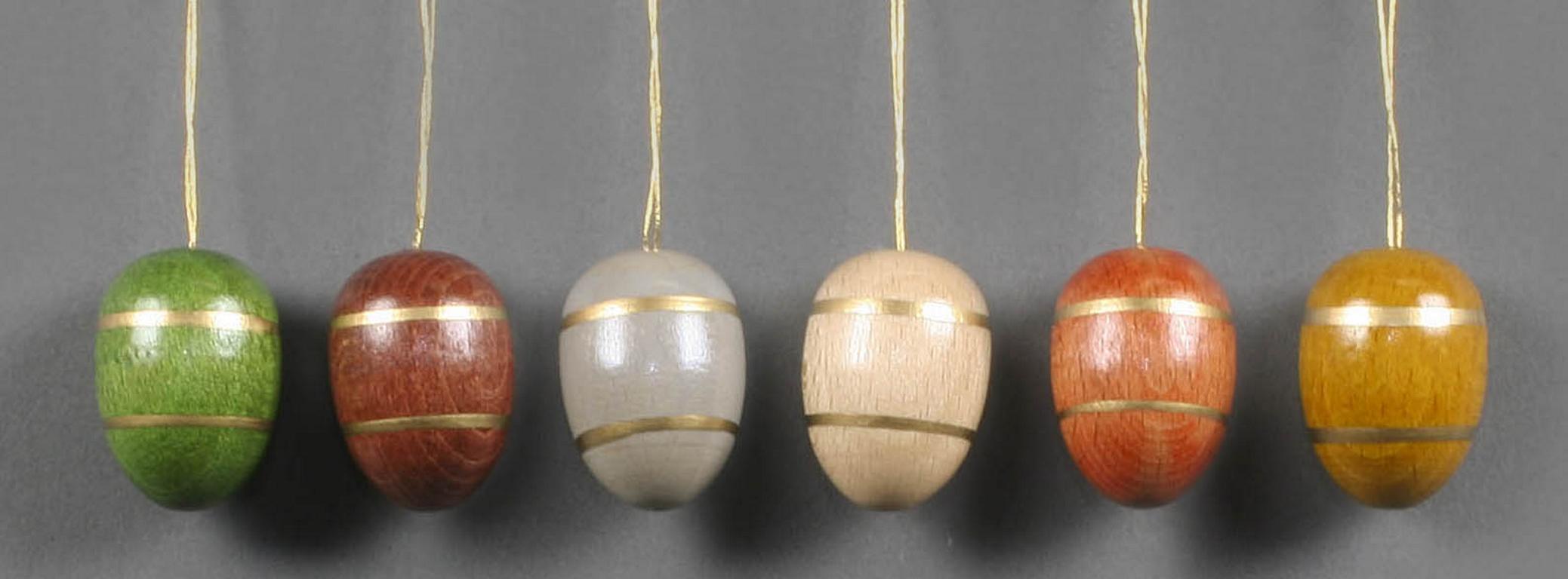 Behang Ostereier mit Streifen (6)