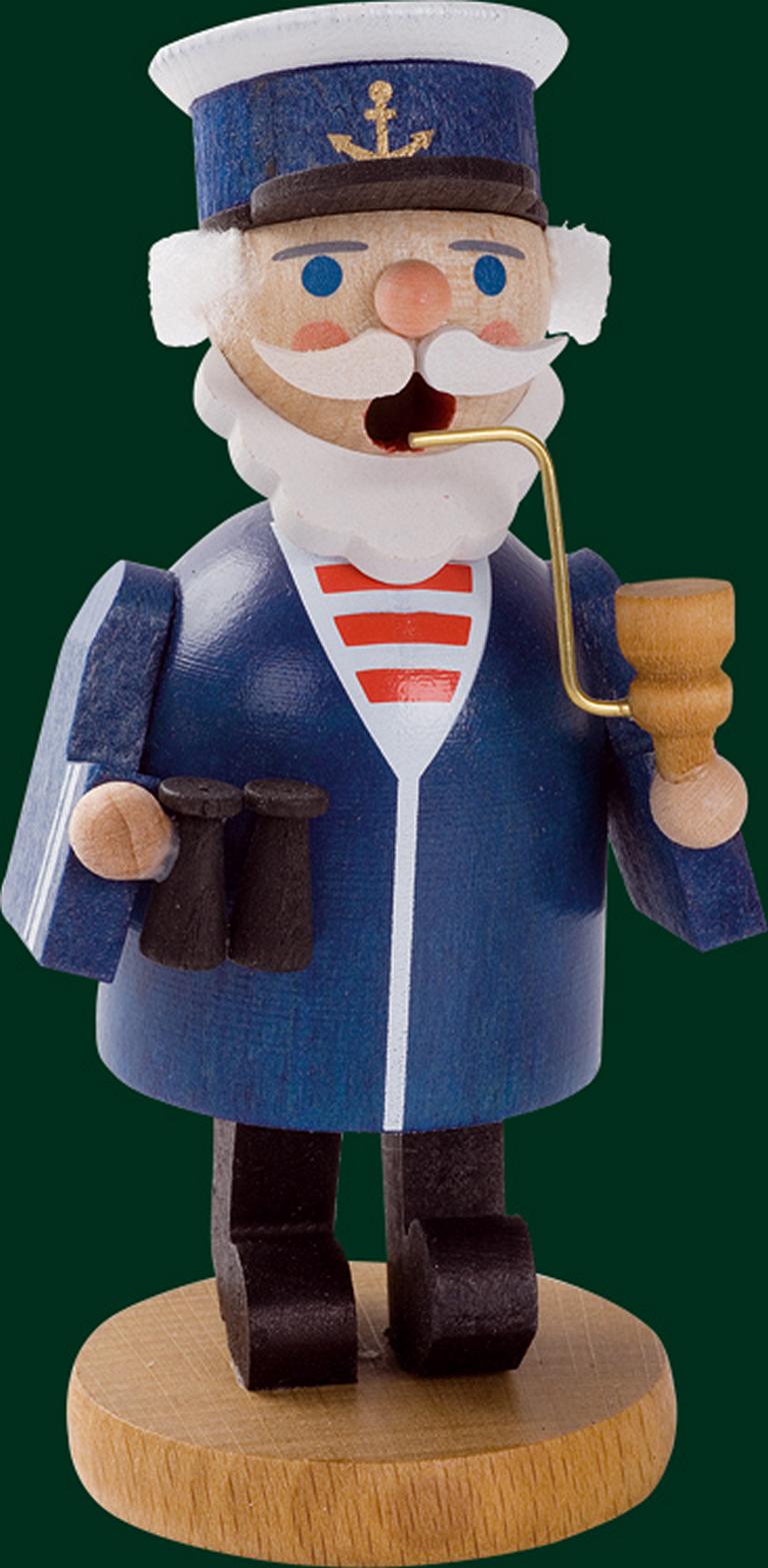 Räuchermann Kapitän  10 cm