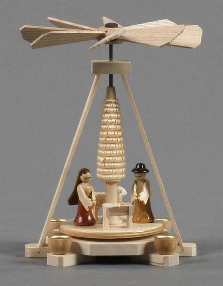 Miniatur Pyramide mit Christi Geburt