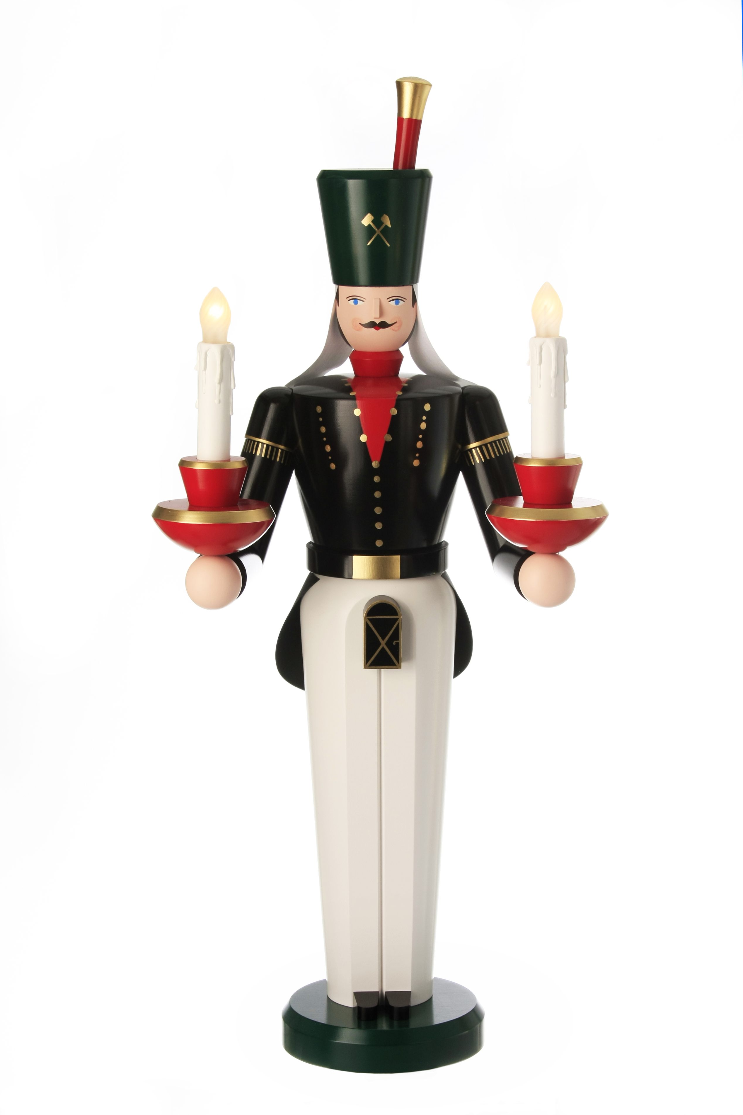 Lichterbergmann Großfigur farbig elektrisch beleuchtet 80cm