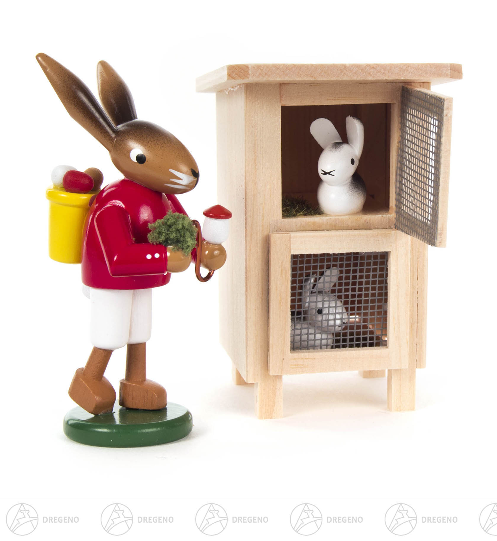 Hase am Hasenstall 12cm