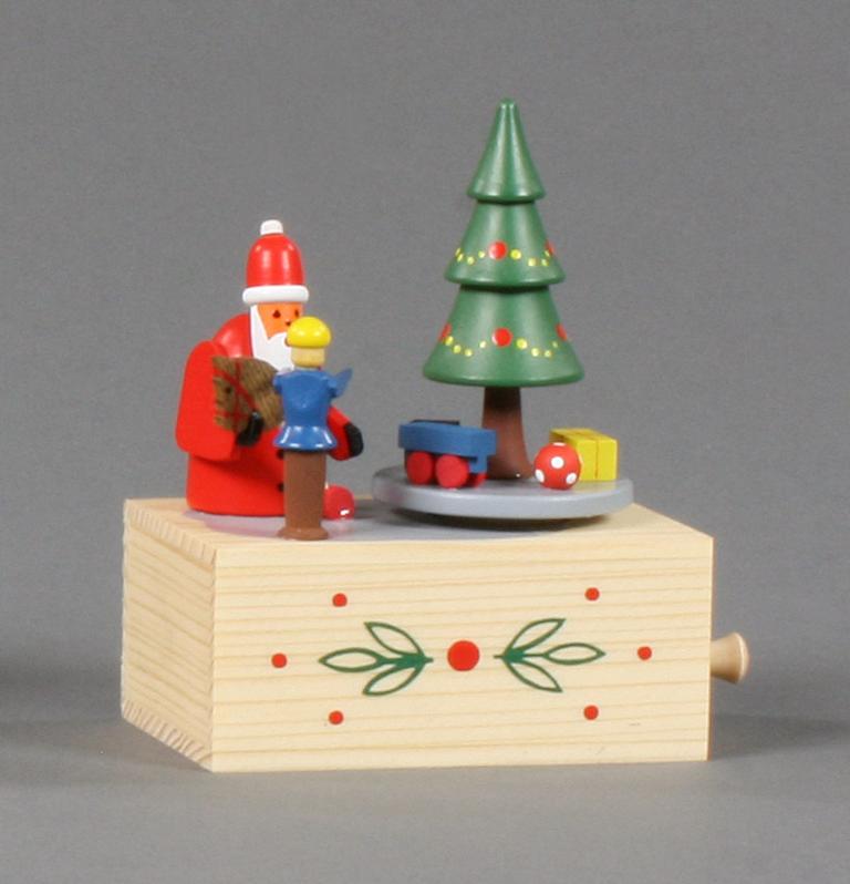 Klimperkästchen Weihnachtsmann Melodie: Oh Tannenbaum