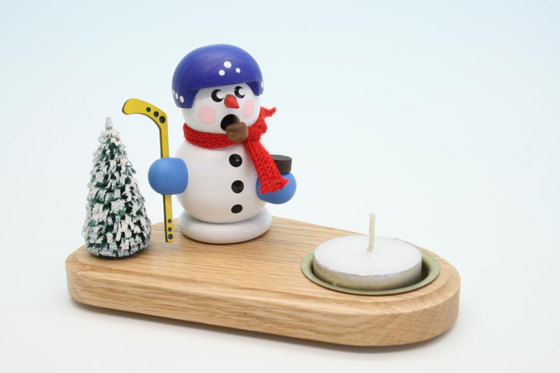 SM Hockeyspieler mit Helm weiß 10cm