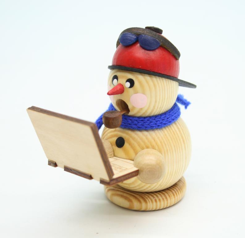 SM  Bloggi mit Laptop natur 8cm