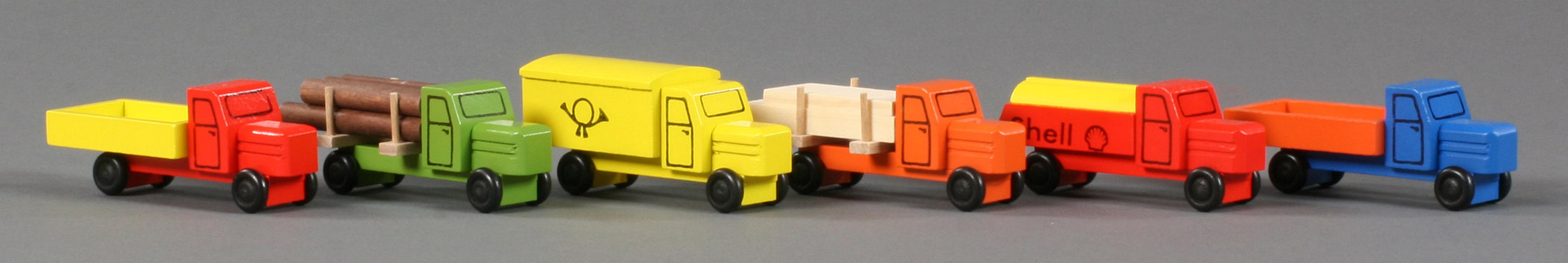 Mini-LKW farbig sortiert (6)