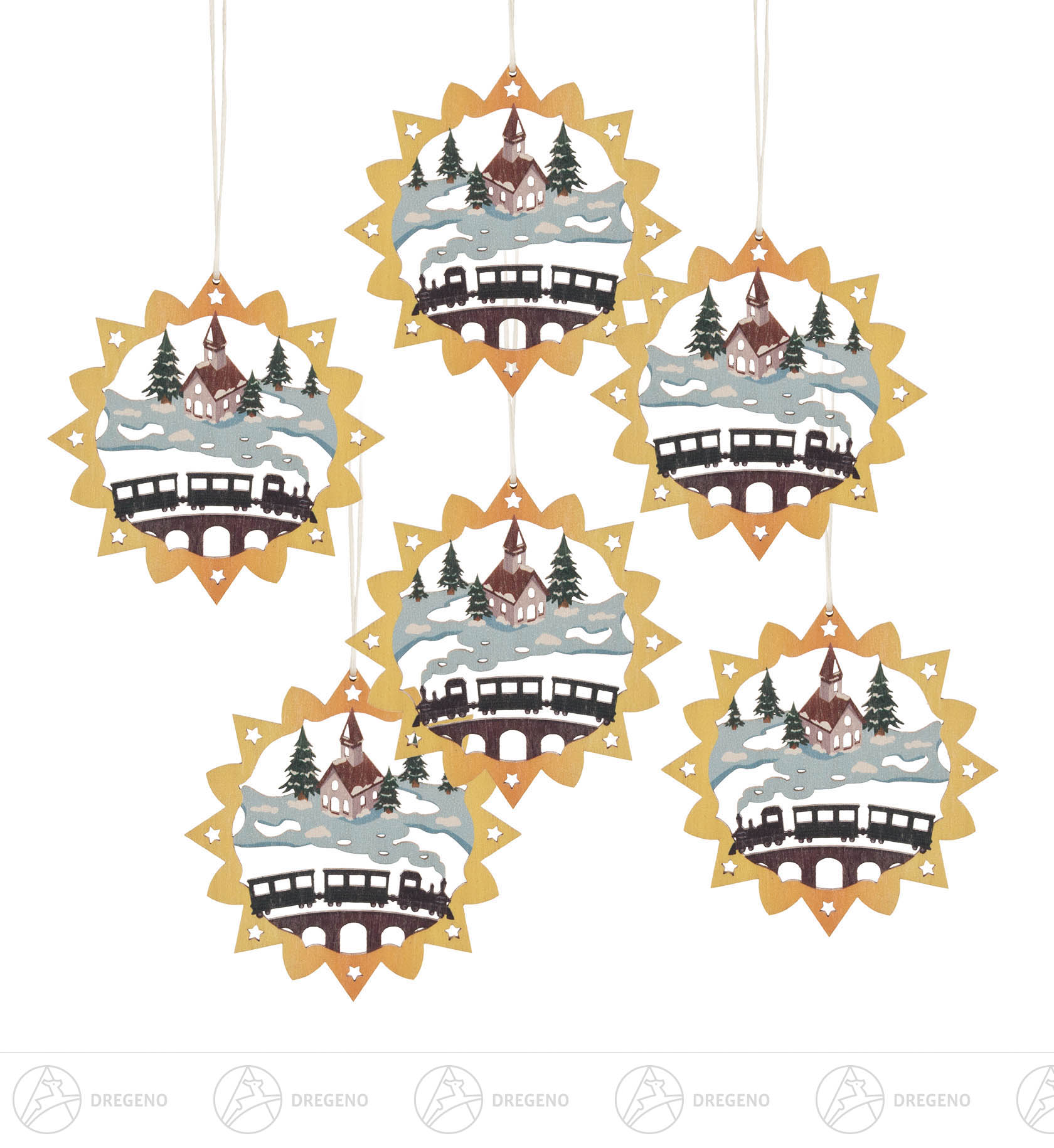 Behang Eisenbahn bunt (VE 6) 6cm