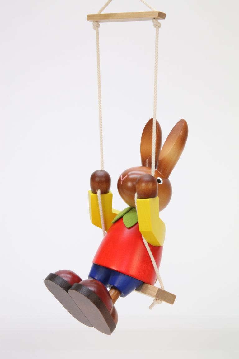 Hasenmann auf Schaukel  20,0 cm
