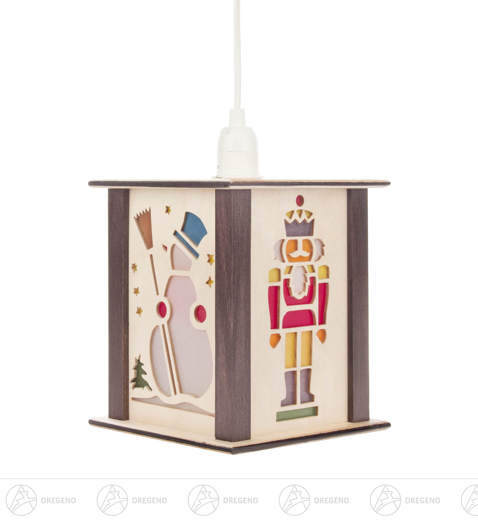 Laterne Nussknacker, klein 23cm