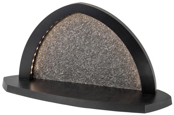 Gesteinsbogen 21x40x13cm anthrazit LED beleuchtet ohne Bestückung