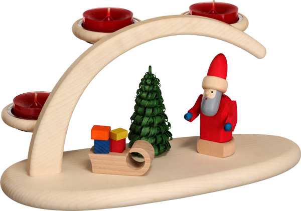 Leuchterbogen Weihnachtsmotiv 25x13x10cm