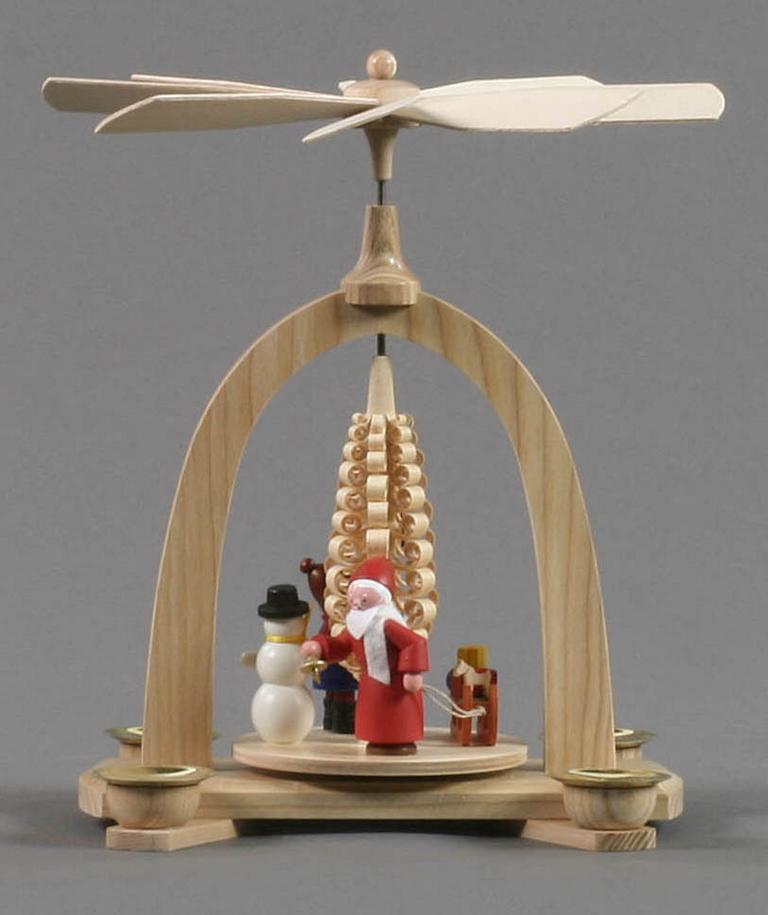 Pyramide Weihnachtszeit, für Kerzen d14mm