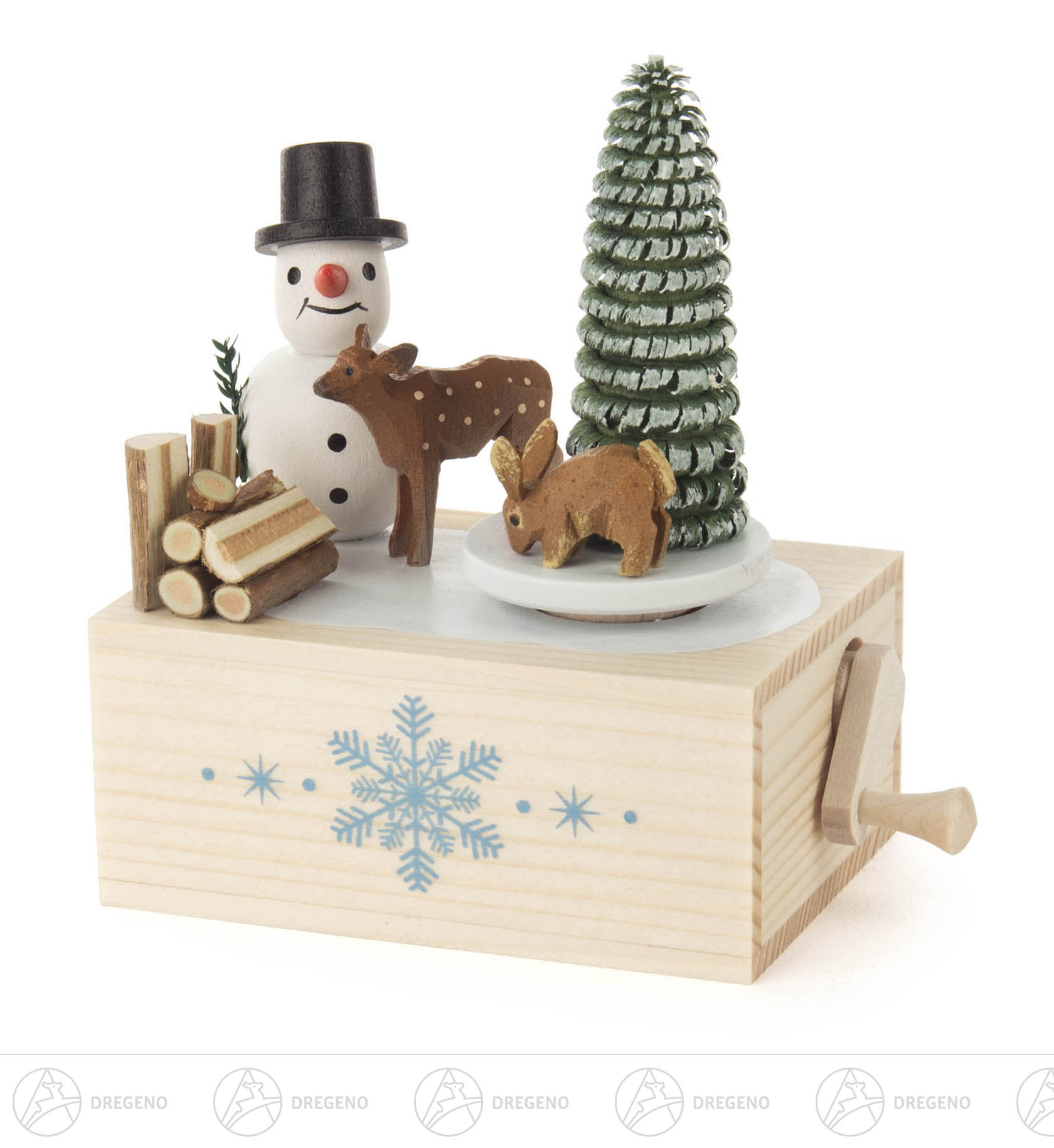 Klimperkästchen Schneemann Melodie: Winter Wonderland 9cm Klimperkästchen Schneemann Melodie: Winter Wonderland 9cm
